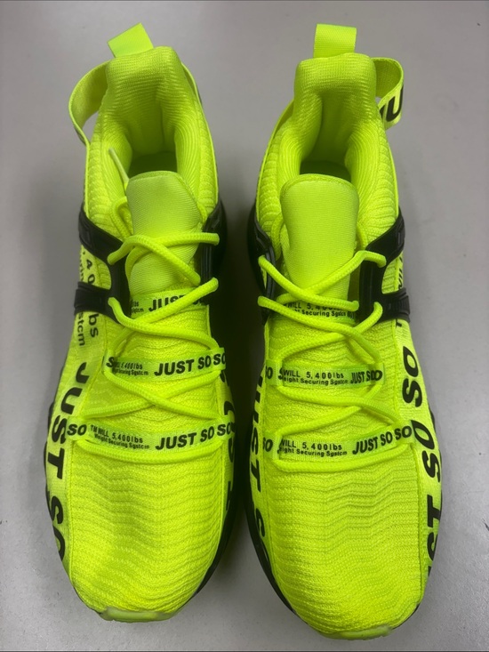 Just So So Shoes - Just So So Neon Yellow Women's Blade Athletic Running Sneakers